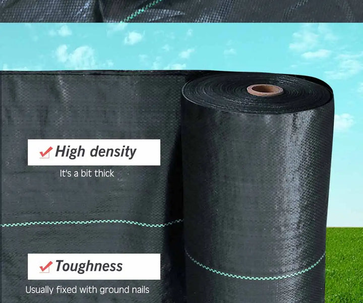 Lisslune | Weed mat roll – Robust and breathable for garden and plant care