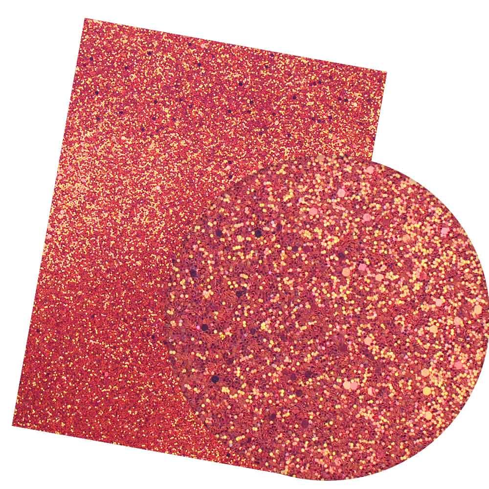 Lisslune | Iridescent Rainbow Glitter Vinyl Craft Roll - Creative Gloss Set