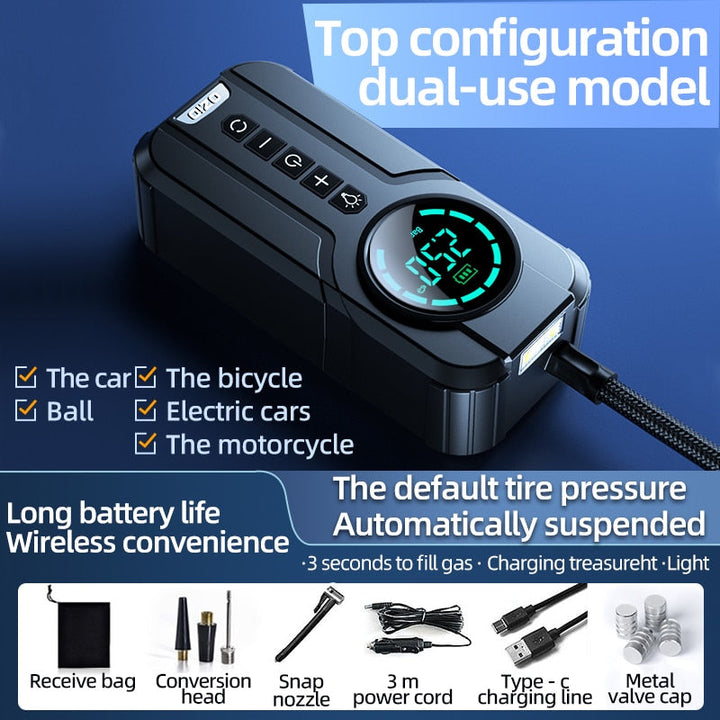 Lisslune | CarBoost Smart Digital Tire Inflator