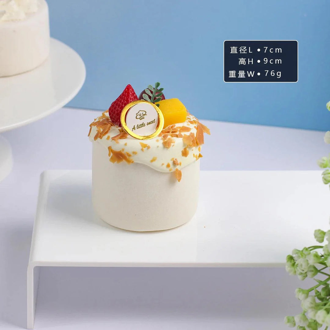 Lisslune | Realistic Synthetic Fruit Cake Model for Home Decor and Photography - 1 pc. FCYY-MIX2