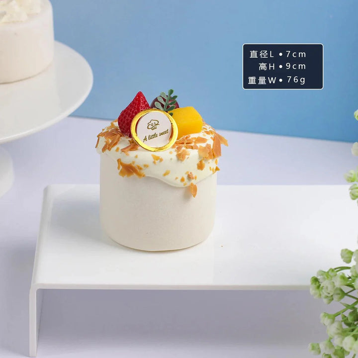 Lisslune | Realistic Synthetic Fruit Cake Model for Home Decor and Photography - 1 pc. FCYY-MIX2
