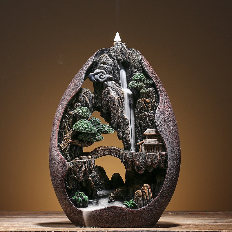 Lisslune | Zen Aromatherapy Decorative Backflow Relaxing Incense Burner