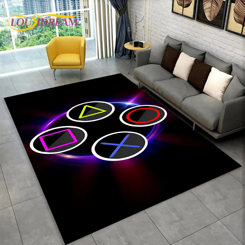 Lisslune | GameJoy Playmat – Soft 3D Gamepad Floor Mat for Children and Gamers