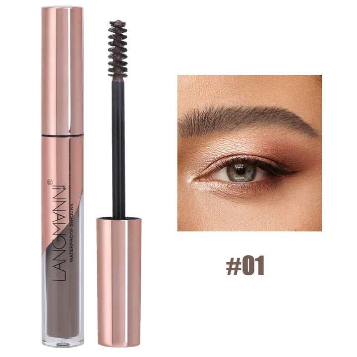 Rynx | Eyebrow Color Cream Semi Permanent Waterproof Natural Smudge Proof Eyebrows Coffee Black Brown Color Long Lasting Eyebrow Gel Makeup