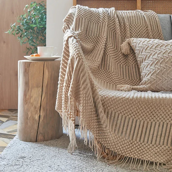 Lisslune | Nordic Style Dick Knitted Blanket