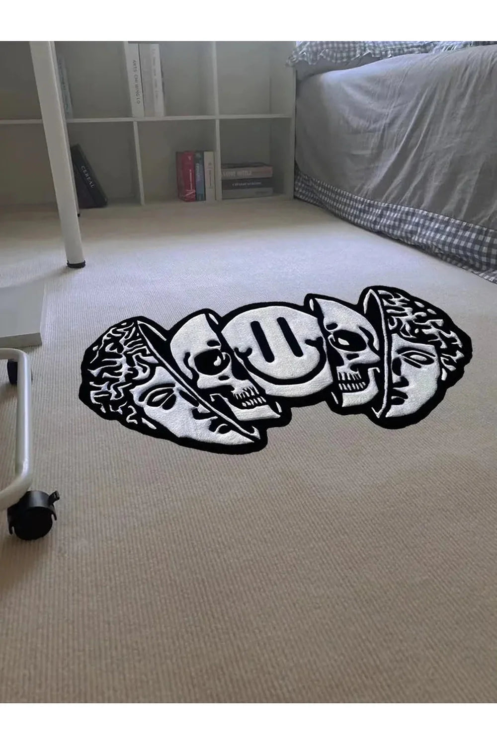 Lisslune | Skull Black Carpet