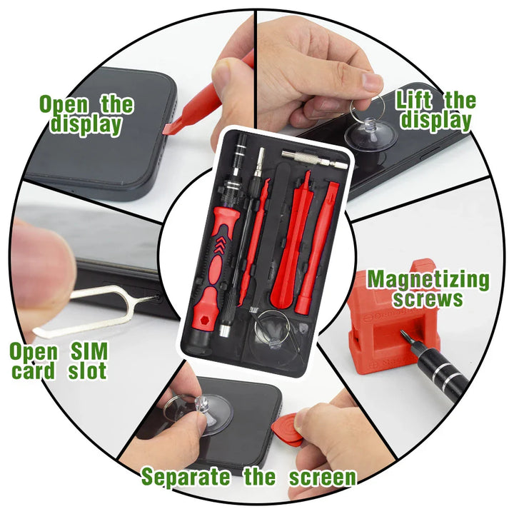 Lisslune | 115-in-1 Precision Screwdriver Set with Magnetic Repair Tools – ProFix