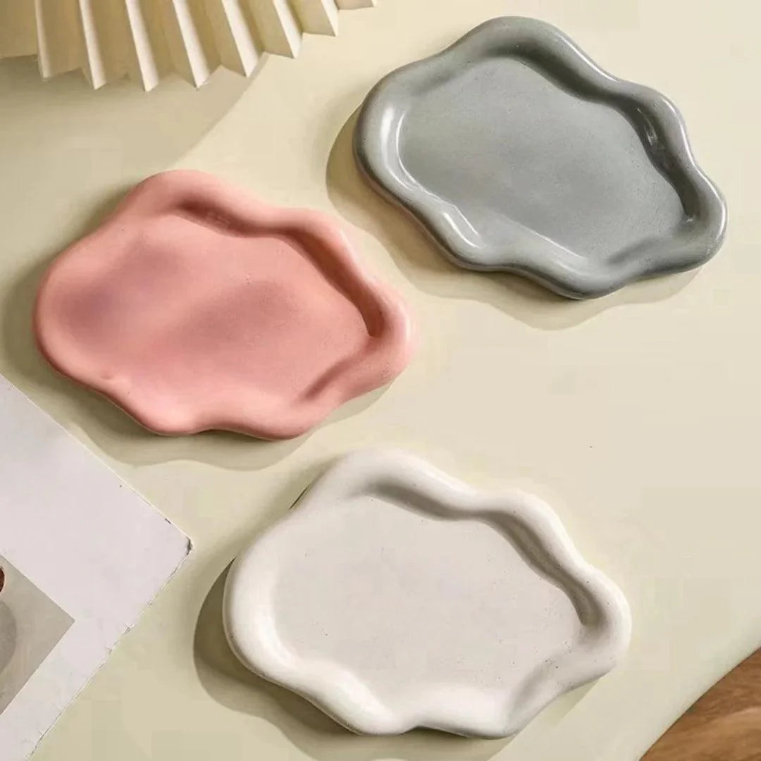 Lisslune | Cloud Coaster Silicone Mold – DIY Epoxy Resin Bowl for Storage, Handmade Aromatherapy & Desk Decoration