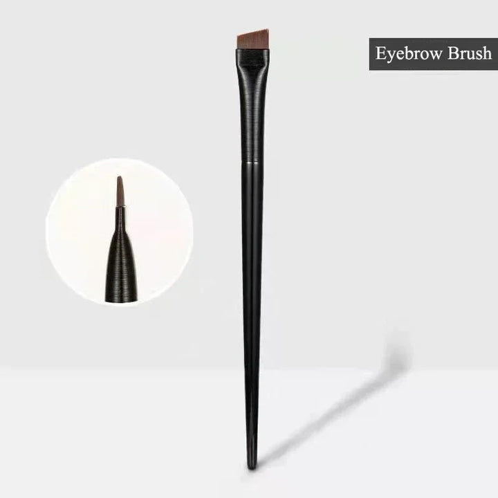 Rynx | New 2 Pieces/Set Eyebrow Contour Brush Eyebrow Eyeliner Brush Portable Small Angled Eyebrow Brush Female Makeup Accessories