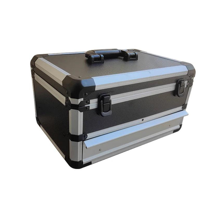 Lisslune | Ultimate Ergonomic Aluminum Tool Box with Organized Drawers - The Perfect Portable Storage Solution