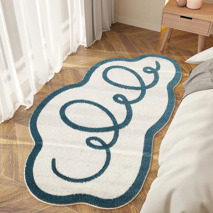 Rynx | Custom-made Bedroom Carpet Comfortable Soft Modern Apartment Decoration Aesthetic Cloud Balcony Carpet Hallway Rugs wallpaper carpet