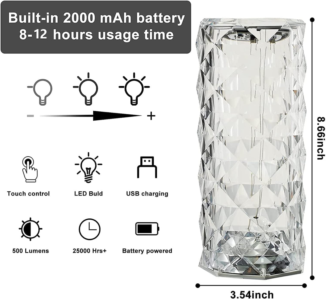 Lisslune | Elegant Atmosphere Crystal Night Light