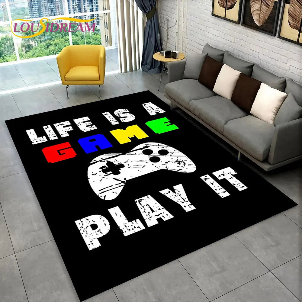 Lisslune | GameJoy Playmat – Soft 3D Gamepad Floor Mat for Children and Gamers