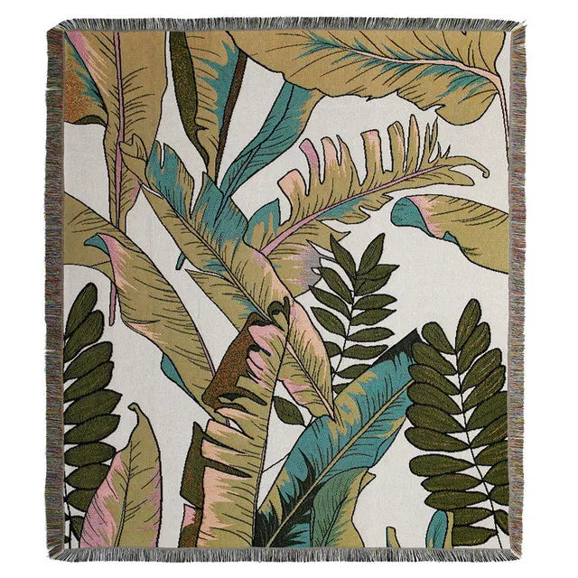 Lisslune | Floral Garden Throw Blanket