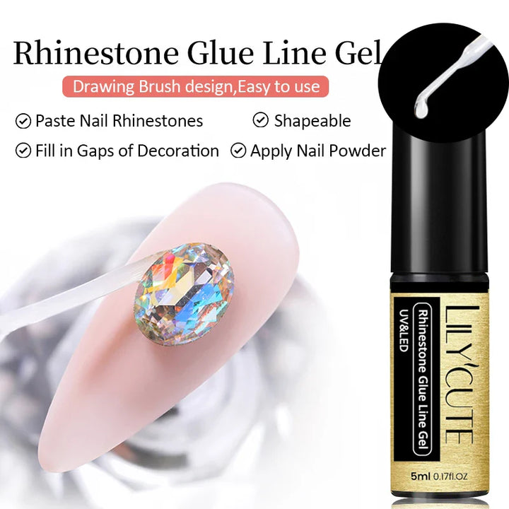 Rynx |5ML Aurora Ocean Blue Liner Gel Polish Nail Art Sparkling Painting Cat Magnetic Gel Semi Permanent UV Gel French Nails