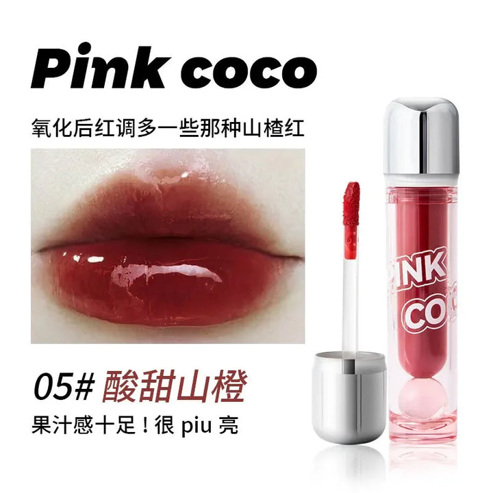 Rynx | Mirror Water Lip Gloss Liquid Lipstick Long-lasting Moisturizing Jelly Tint Korean Makeup Lip Balm Women's Beauty Korean Cosmetics