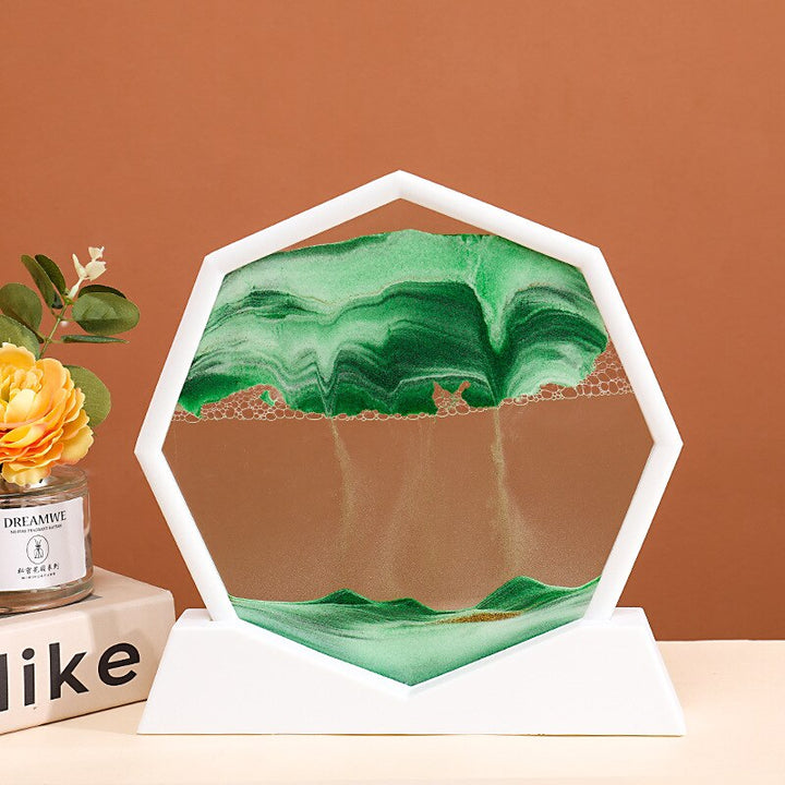 Lisslune | Deep Sea Flowing Hexagon Sand Decor