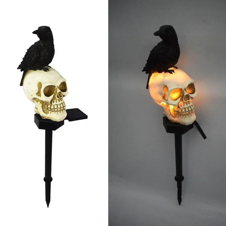 Rynx | Halloween Outdoor Light Skeleton Ghost Horror Grimace Party Decoration for Courtyard Home Holiday Lighting Garden Decoration