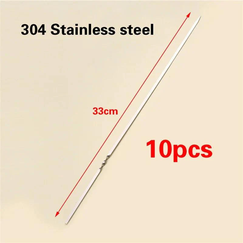 Lisslune | Ultimate Stainless Steel Skewer Set for Perfect Outdoor Grilling