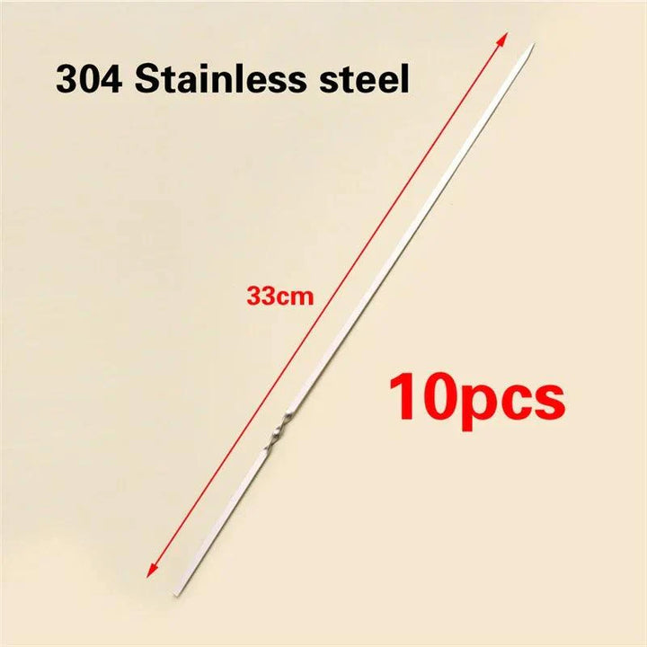Lisslune | Ultimate Stainless Steel Skewer Set for Perfect Outdoor Grilling