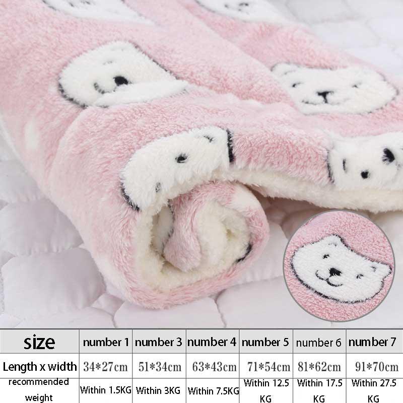 Lisslune | Plush Flannel Pet Bed for Ultimate Comfort for Dogs and Cats