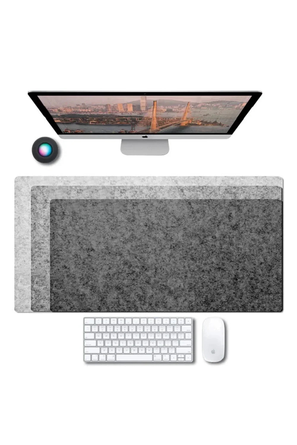Lisslune | Wool Felt Soft Desk Mat