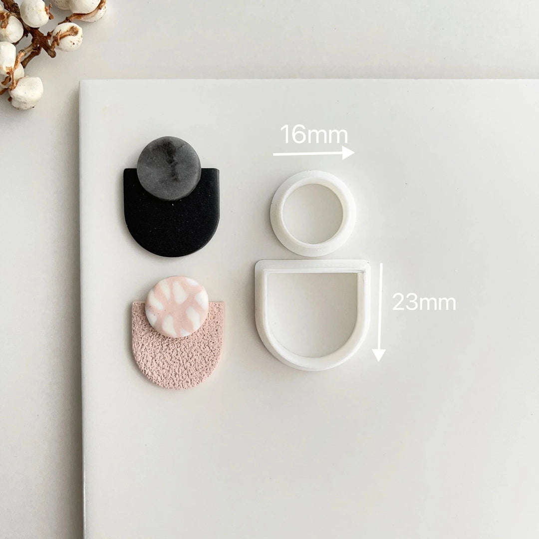 Lisslune | Creative geometric polymer ceramic cutters for unique earring creations