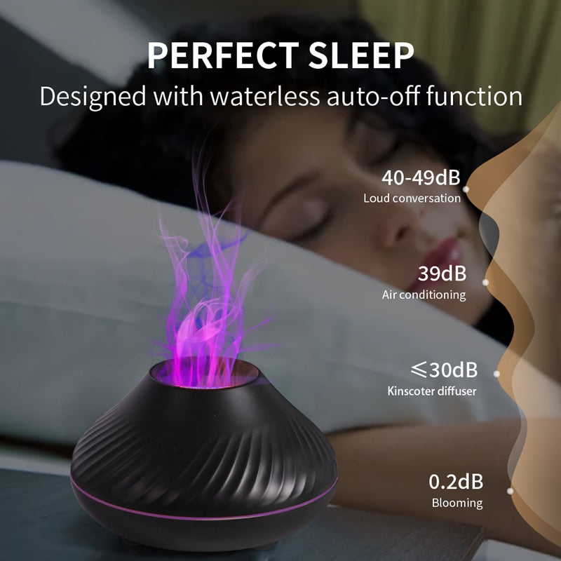 Lisslune | Luminous Volcano USB Humidifier Lamp