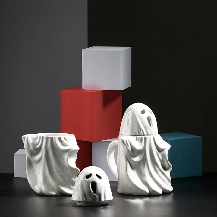 Lisslune | 3D Ceramic Spooky Ghost Mug