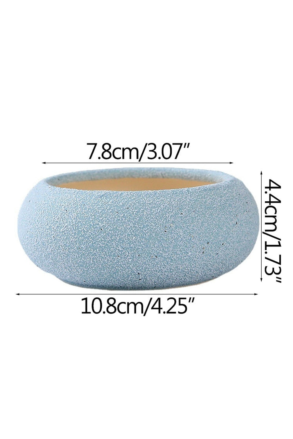 Lisslune | Frosted Stone Flower Pot