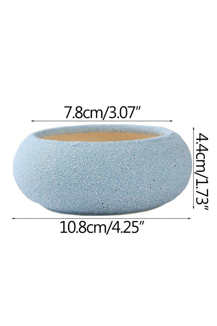 Lisslune | Frosted Stone Flower Pot