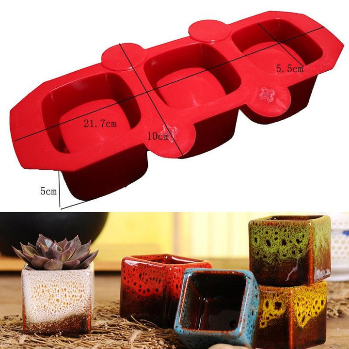 Lisslune | Round Silicone Molds for Creative Candle Holders and Stylish Plant Pots: Elevate Your Home Decor Projects
