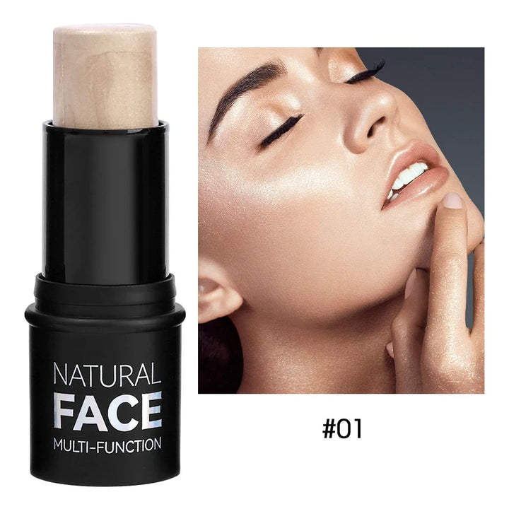 Rynx | Face Contouring Bronzer Highlighter Multifunctional Waterproof Blush Cream Long-lasting Brightening Contouring Shadow Makeup