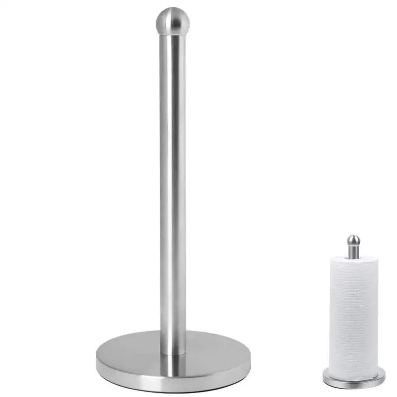 Lisslune | Elegant kitchen roll holder made of stainless steel with dual mounting options