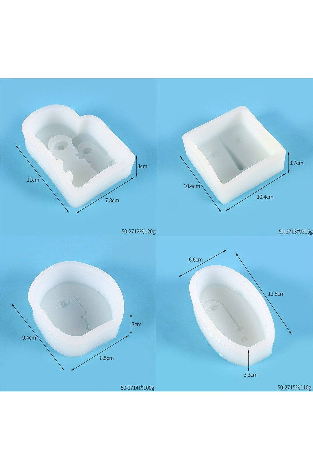 Lisslune | Face Candle Shape