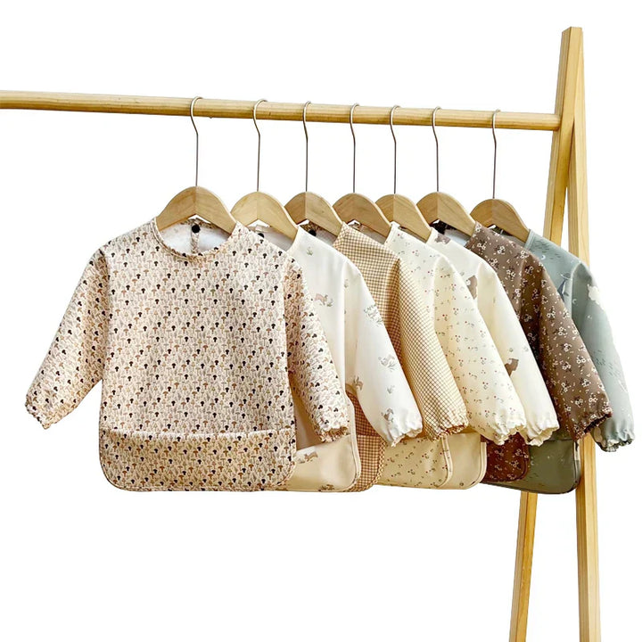 Lisslune | Long-sleeve waterproof art apron for children