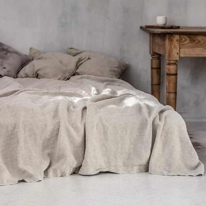 Lisslune | BedBreeze | Linen Bed Sheet