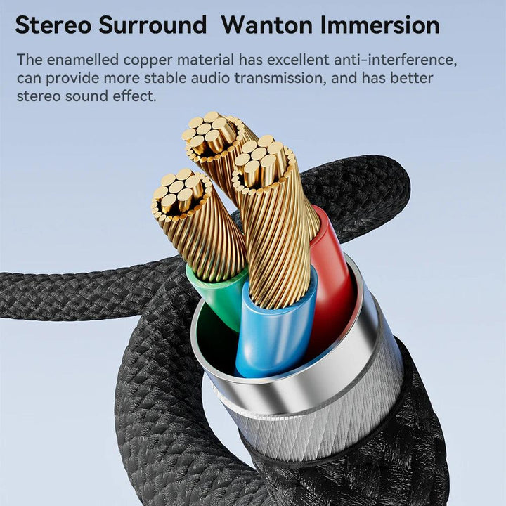 Lisslune | Superior RCA Audio Splitter Cable: Enhance your sound quality with effortless 3.5mm connectivity