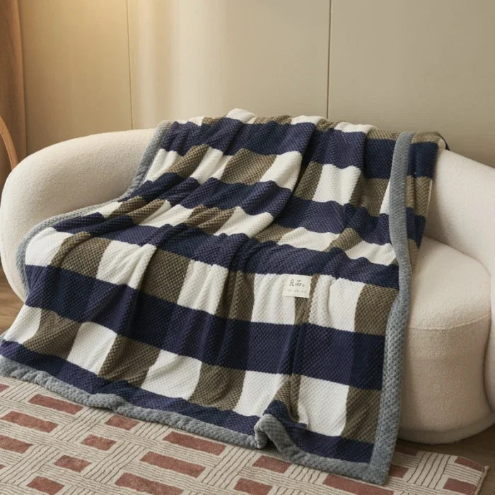 Lisslune | Plaid Knit Blanket