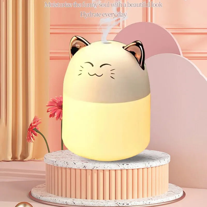 Lisslune | Cat night light air humidifier