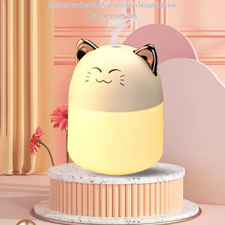 Lisslune | Cat night light air humidifier