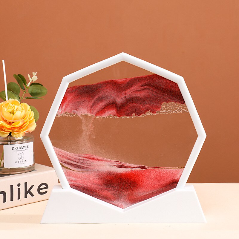 Lisslune | Deep Sea Flowing Hexagon Sand Decor