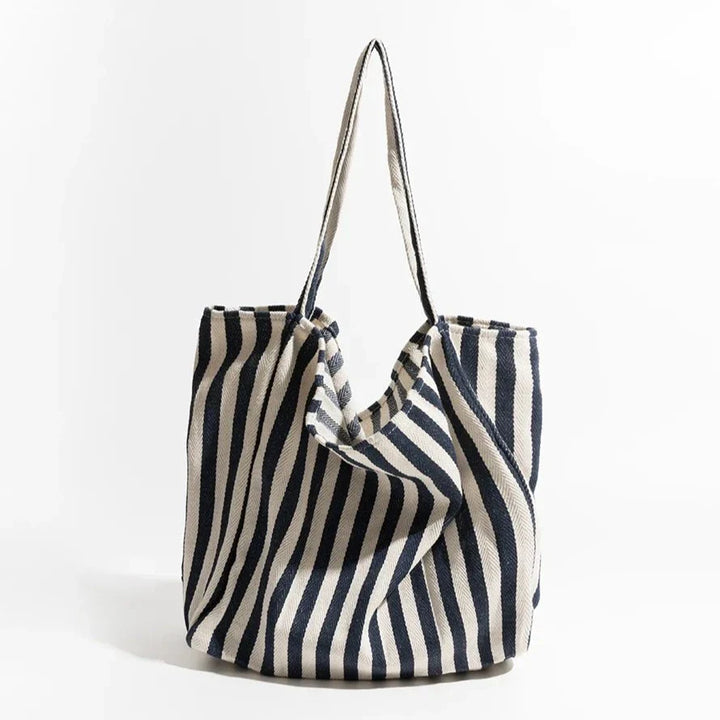 Lisslune | Striped linen tote bag
