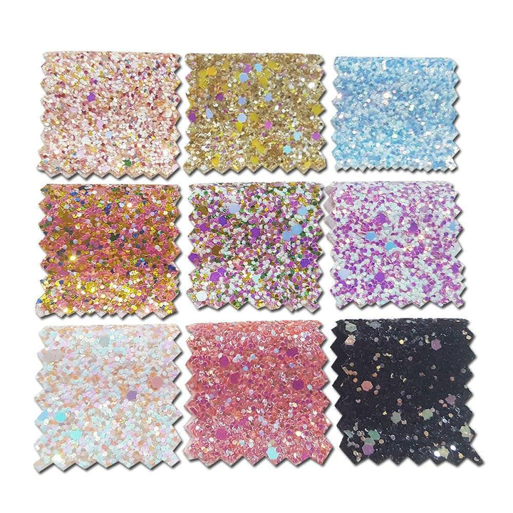 Lisslune | Sparkling Chunky Glitter Fabric Roll - Create a Creative Fantasy