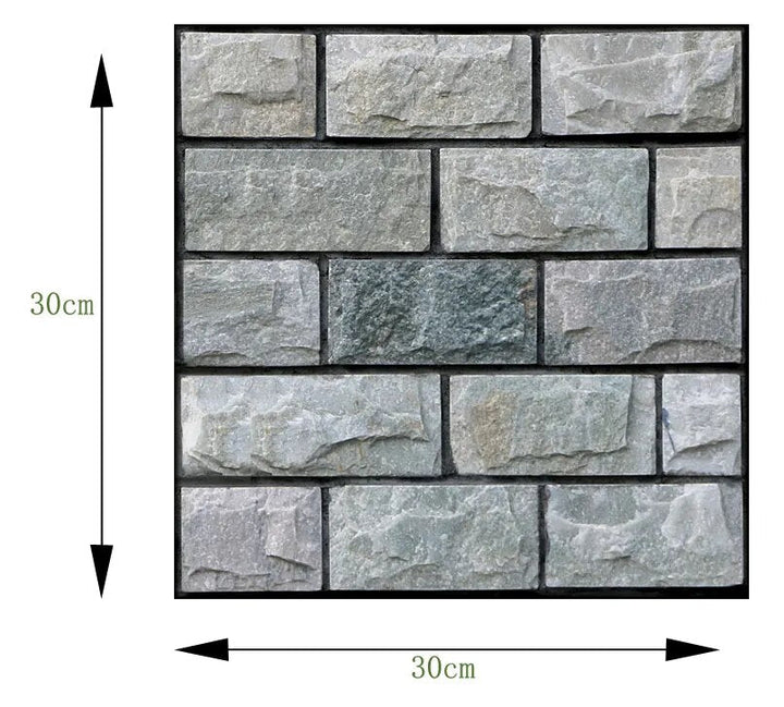Lisslune | 3D Wall Brick Pattern Decal