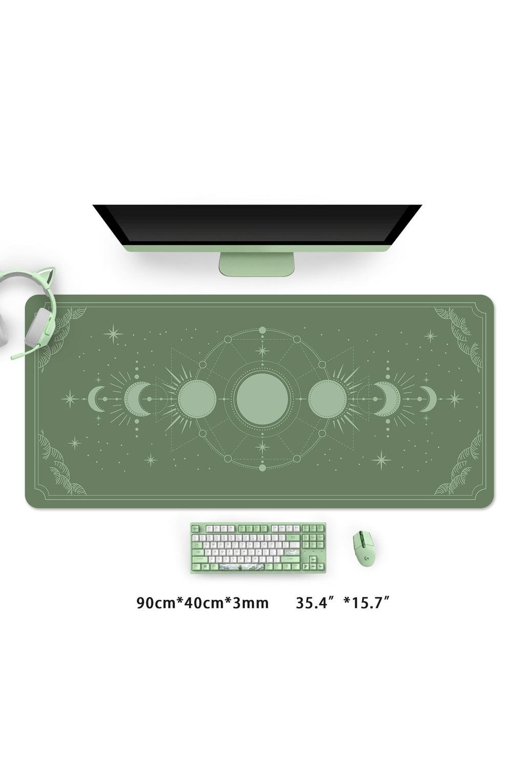 Lisslune | Moon Phases Desk Pad