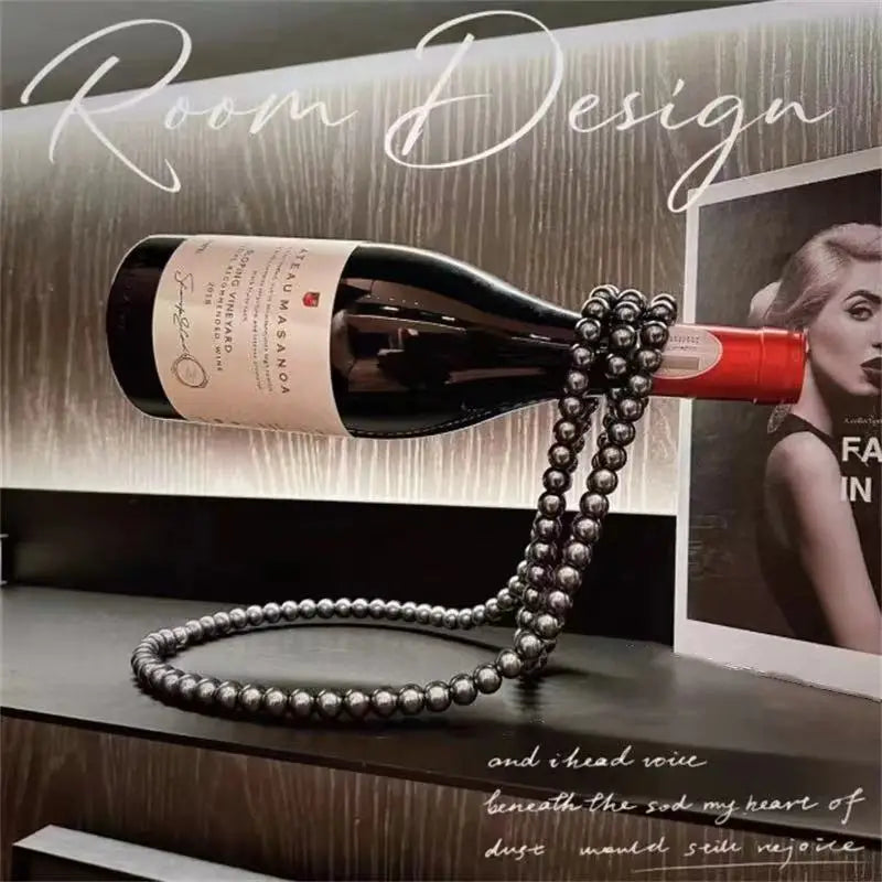 Lisslune | Floating Pearl Wine Display Stand