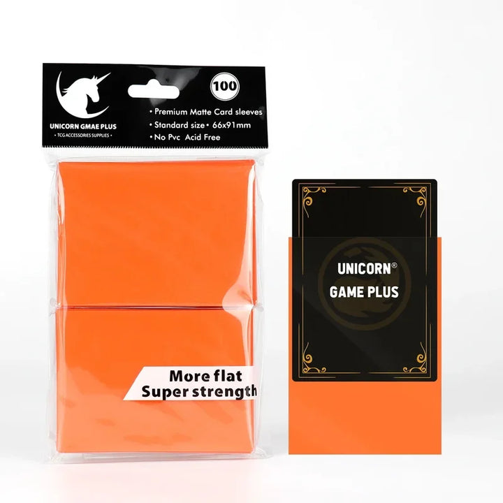 Rynx | 100 Pieces/Set Matte Standard Size Card Sleeves TCG Trading Cards Protection for Tarot Shield Board Games Magic Sleeves 66x91mm