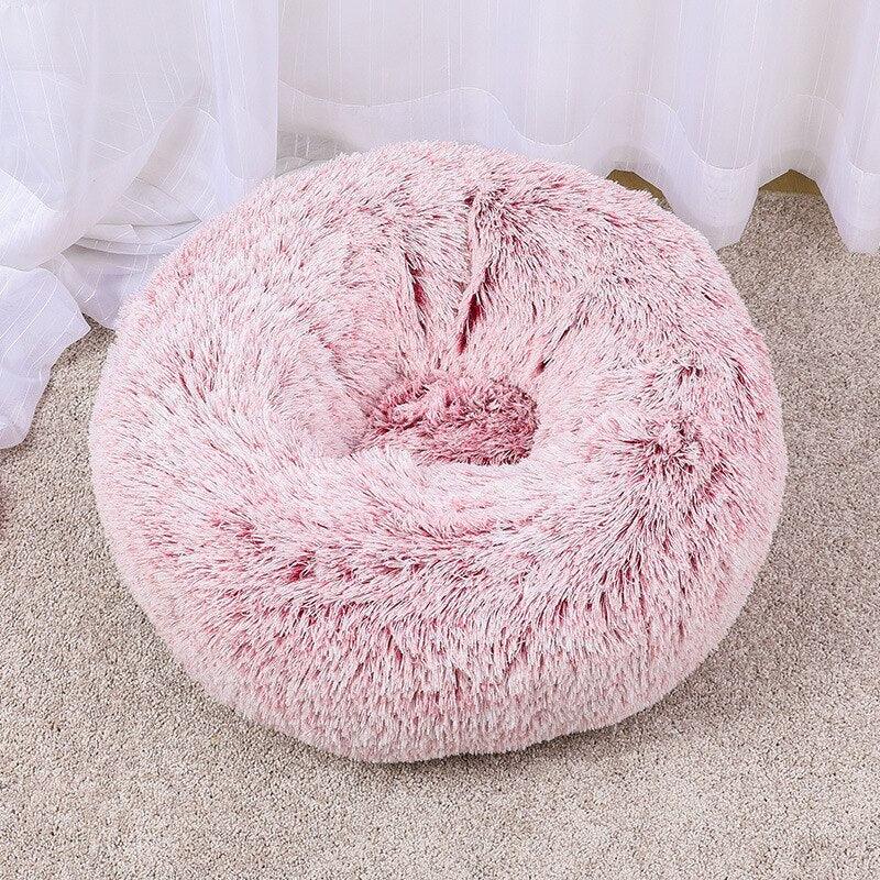 Lisslune | Luxury Plush Round Pet Bed - Cozy Retreat for Cats and Dogs