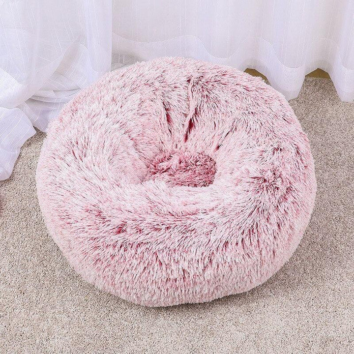 Lisslune | Luxury Plush Round Pet Bed - Cozy Retreat for Cats and Dogs